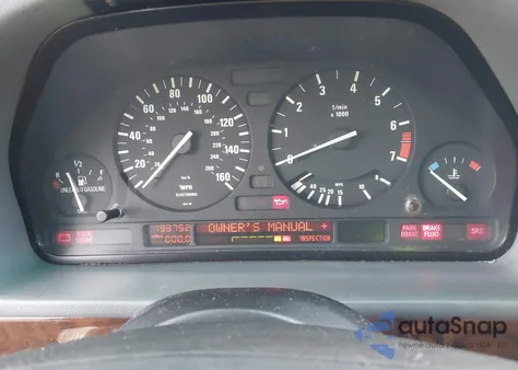 1995 BMW 530 I Automatic из США, поврежденный, VIN WBAHE2322SGE91811